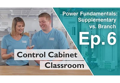 Phoenix Contact Control Cabinet Classroom Ep. 6: How to Determine Supplementary vs. Branch Circuit Breakers