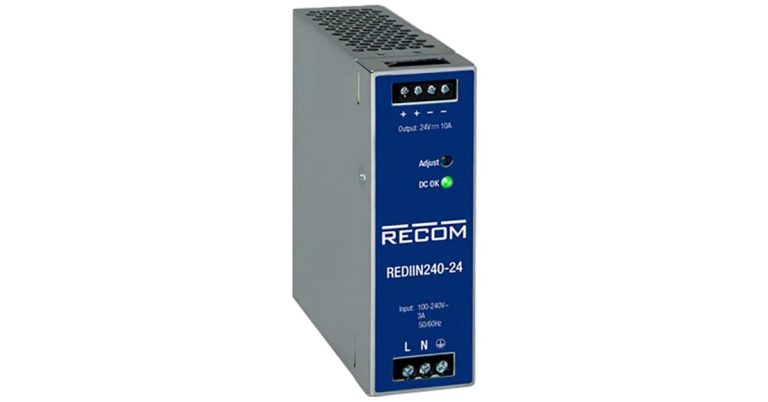 Mouser: RECOM Power REDIIN DIN Rail Power Supplies