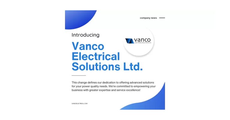 Vanco Electrical Supplies Ltd. Rebrands to Vanco Electrical Solutions