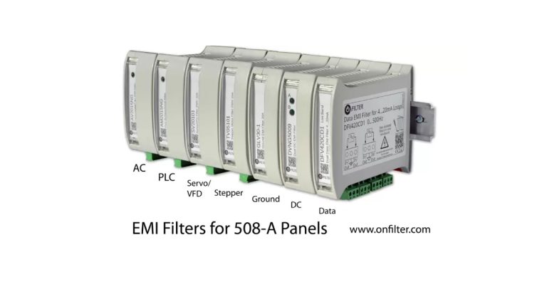 OnFILTER: New Line of DIN Rail Mounted EMI Filters