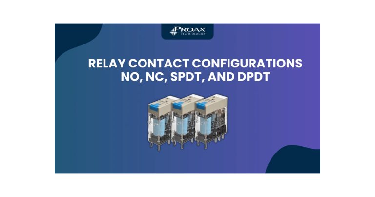 Understanding Industrial Relay Contact Configurations: NO, NC, SPDT, and DPDT