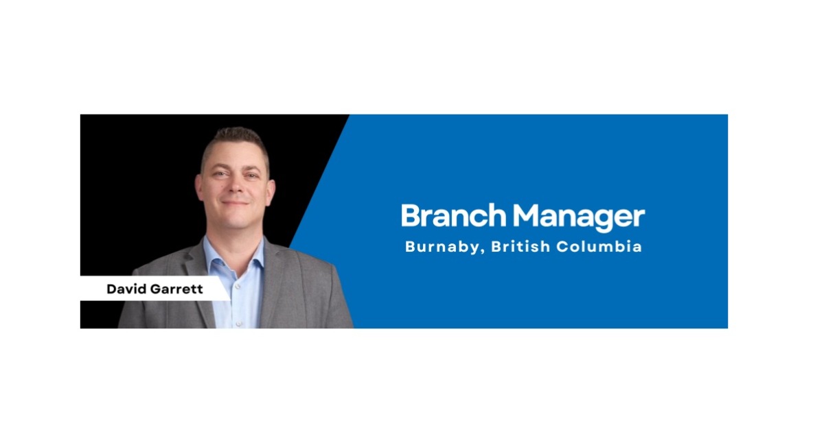 EB Horsman Welcomes David Garrett, New Burnaby Branch Manager